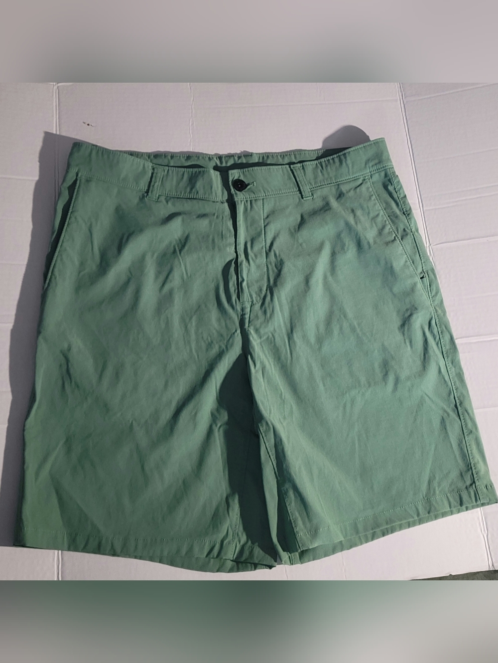 The North Face Men's Hiking Green Flat Front Shorts 34x9
